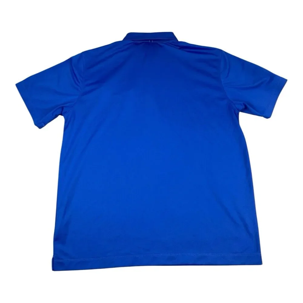 DePaul Blue Demons Nike Dri Fit Polo Shirt, Blue, Moisture Wicking, Size XL